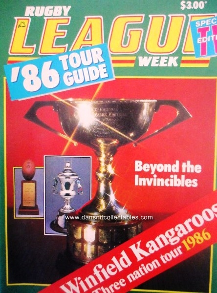 kangaroo tour 1986